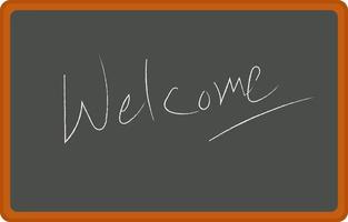 Small blackboard, illustration, vector on a white background.