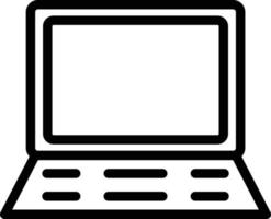 Laptop Icon Style vector