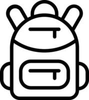 Bagpack Icon Style vector