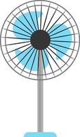 Standing fan, illustration, vector on a white background.