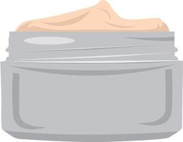 Face cream, illustration, vector on a white background.