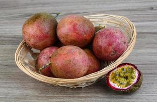 Fresh tropical fruit - Maracuja photo