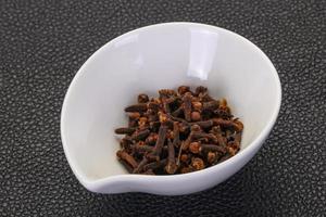 Dry clove seeds photo