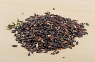 Dry wild rice mix photo