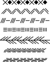 Hand drawn vector dividers. Lines, borders and laurels set. Doodle design elements.