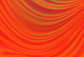 Light Orange vector background with bent lines.