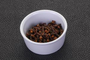 Dry clove seeds photo