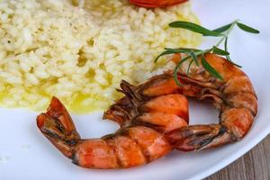 Risotto with lobster photo