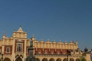 Sukiennice building in Krakow, Poland photo