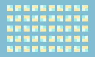Bauhaus geometric pattern background. Trendy geometric background with bauhaus style. Geometric background with triangle, circle, and rectangle. Seamless modern geometric background. vector
