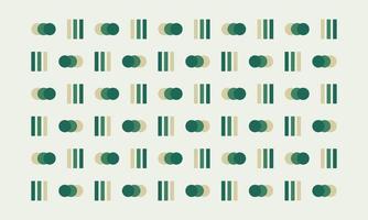 Bauhaus geometric pattern background. Trendy geometric background with bauhaus style. Geometric background with triangle, circle, and rectangle. Seamless modern geometric background. vector