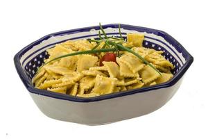 Ravioli with herbs photo