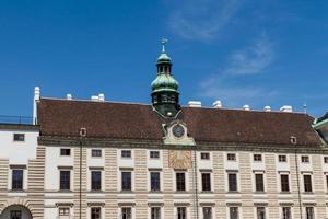 palacio y monumento de hofburg. Viena, Austria. foto