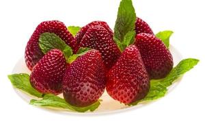 Bright ripe strawberry photo