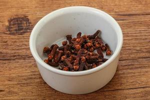 Aroma cuisine - dry clove seeds photo