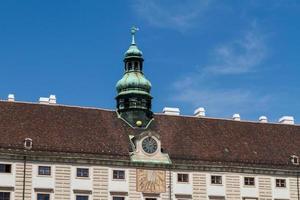 palacio y monumento de hofburg. Viena, Austria. foto