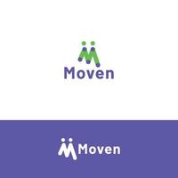 M letter logo - Moven logo vector