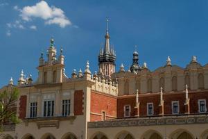 Sukiennice building in Krakow, Poland photo