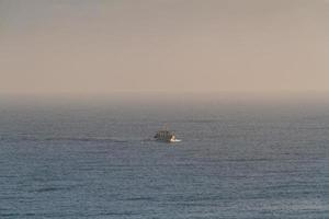 Scene at mediterranean beach resort in Tunisia. photo