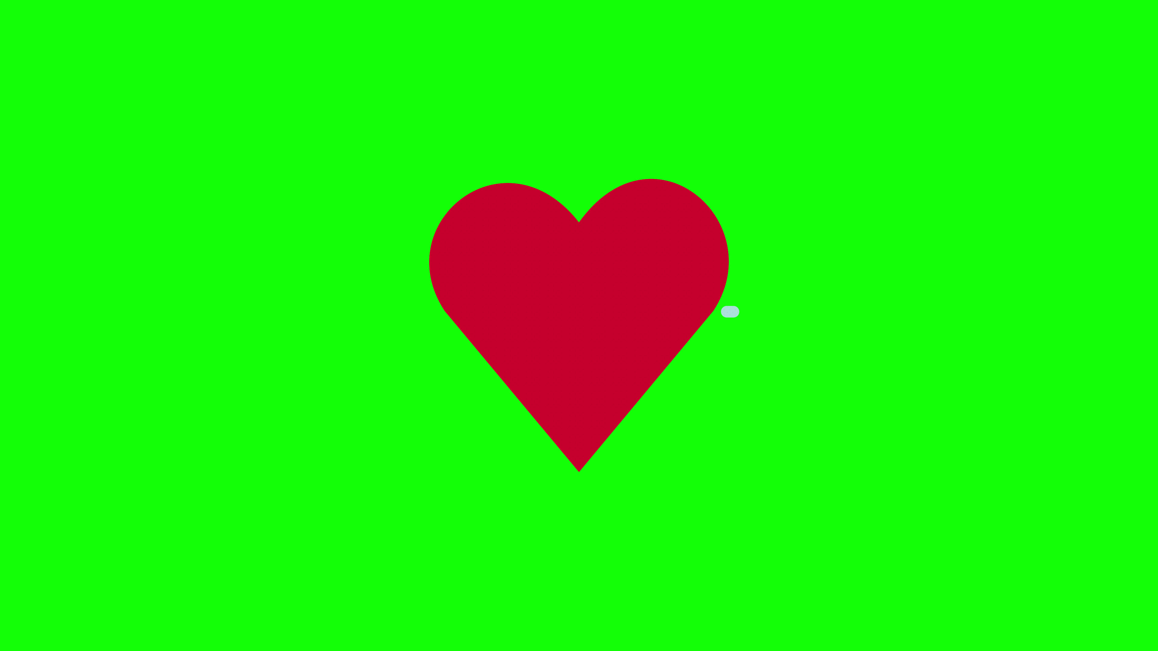 GREEN SCREEN heart locket opening animation effects 