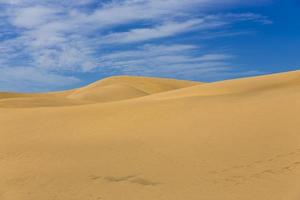 maspalomas duna - desierto en canarias gran canaria foto