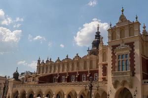 Sukiennice building in Krakow, Poland photo