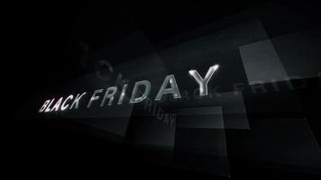 Black Friday 3D Cinematic hitech title animation  background