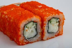 California roll on the plate photo