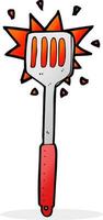 cartoon kitchen spatula vector