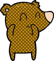 bear cartoon chraracter vector