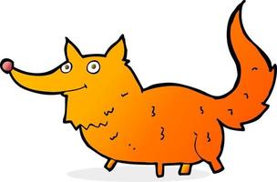 cartoon little dog vector