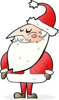 cartoon santa claus vector