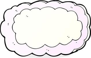 cartoon cloud symbol vector