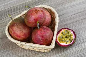 Fresh tropical fruit - Maracuja photo