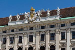 palacio y monumento de hofburg. Viena, Austria. foto