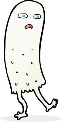 cartoon funny ghost