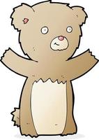 cartoon teddy bear vector