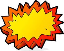 cartoon explosion symbol vector