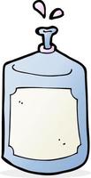 cartoon squirting bottle vector