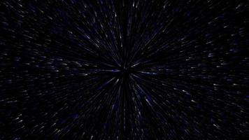 Abstract star burst animation million particle light fast move on space video