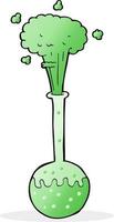 cartoon science experiment vector