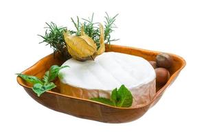 camembert witn herbs, nuts and honey photo