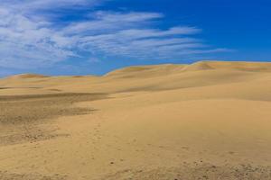 maspalomas duna - desierto en canarias gran canaria foto