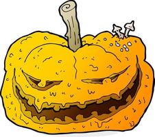 cartoon halloween pumpkin vector
