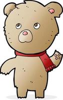 cartoon teddy bear vector