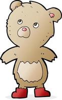 cartoon teddy bear vector