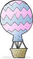 cartoon hot air balloon vector