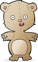 cartoon teddy bear vector