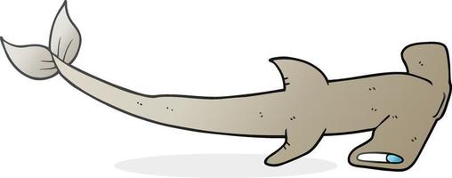 cartoon hammerhead shark vector