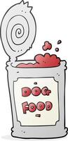 cartoon dog food vector